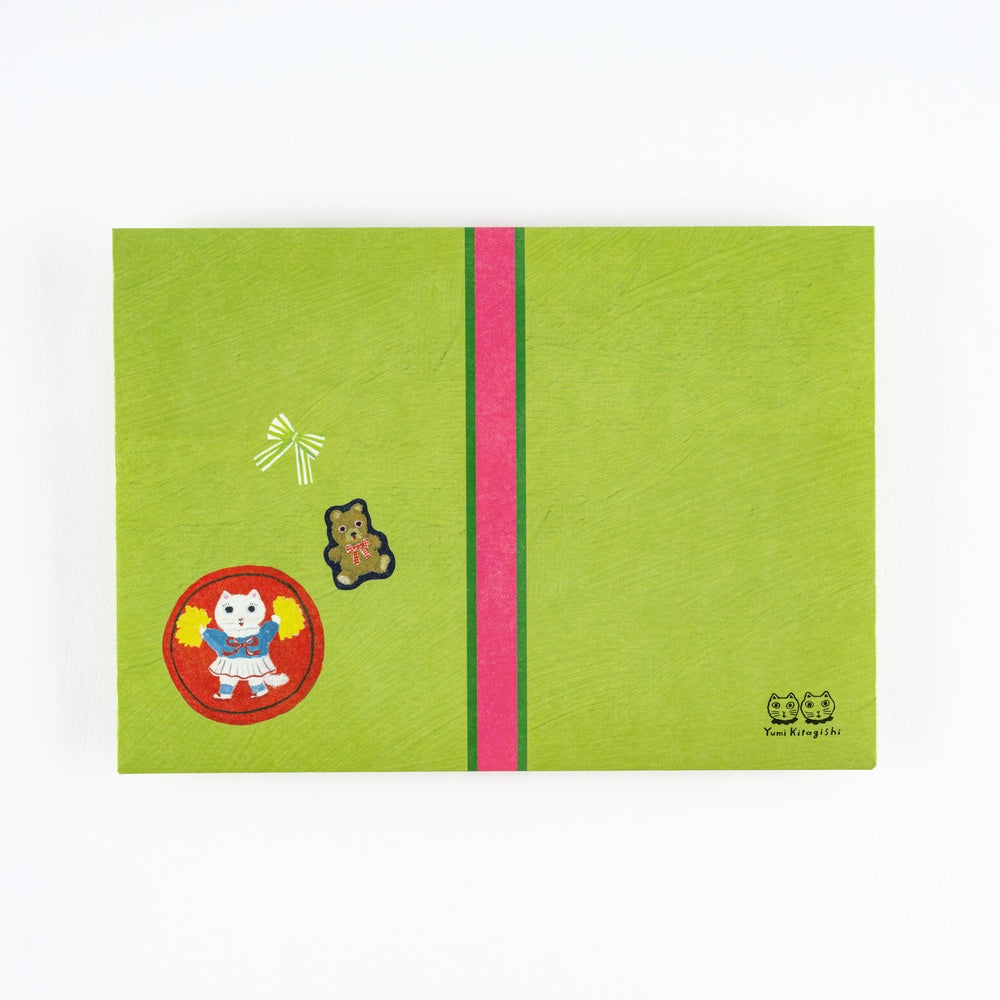 Hobonichi Techo Yumi Kitagishi: White Cat’s Mini Folder