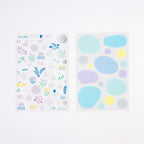 Hobonichi Techo Yuri Sanae: Layering Stickers Forest Lake