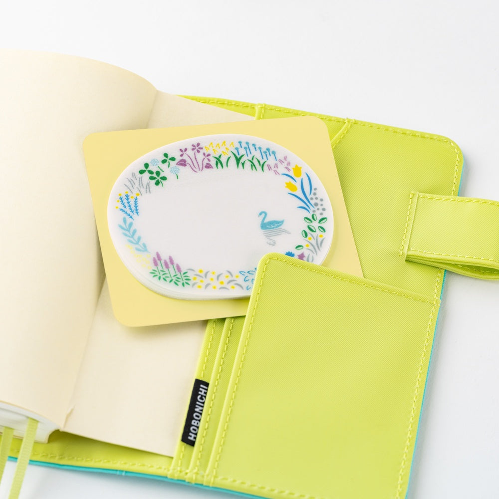 Hobonichi Techo Yuri Sanae: See-Through Sticky Notes Forest Lake