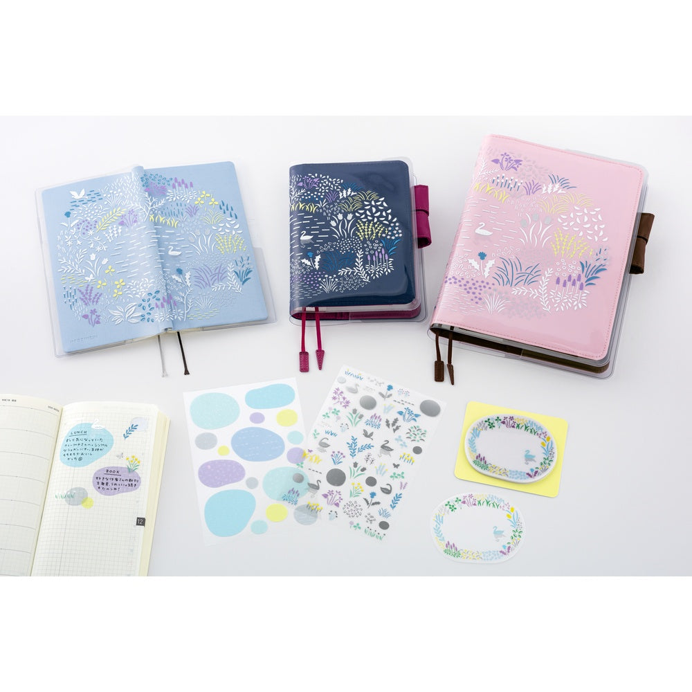 Hobonichi Techo Yuri Sanae: See-Through Sticky Notes Forest Lake