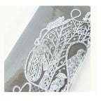 Close-up of Iyo Okumi winter illustration details on Hobonichi Techo Weeks clear cover