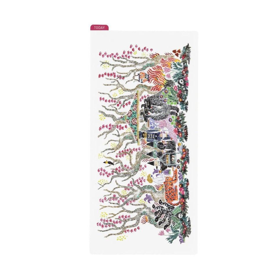 Hobonichi Techo iyo okumi: Hobonichi Pencil Board for Weeks Happy Tea Time - Group Party