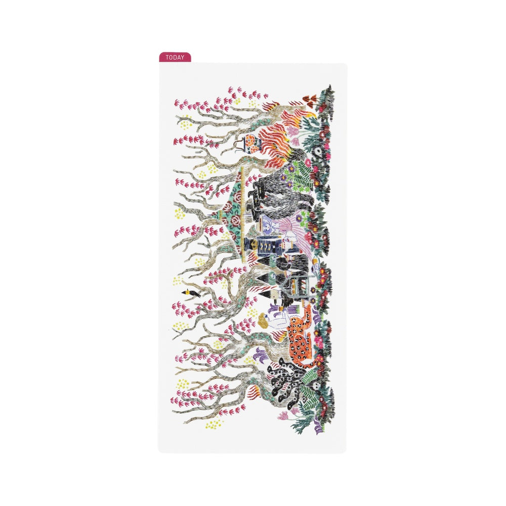 Hobonichi Techo iyo okumi: Hobonichi Pencil Board for Weeks Happy Tea Time - Group Party