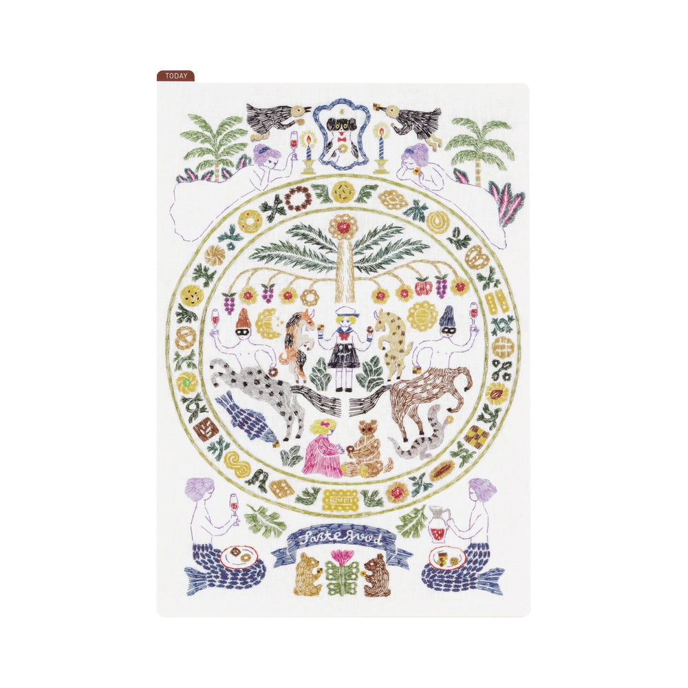 Hobonichi Techo iyo okumi: Hobonichi Pencil Board for A5 Size Happy Tea Time - Taste Good