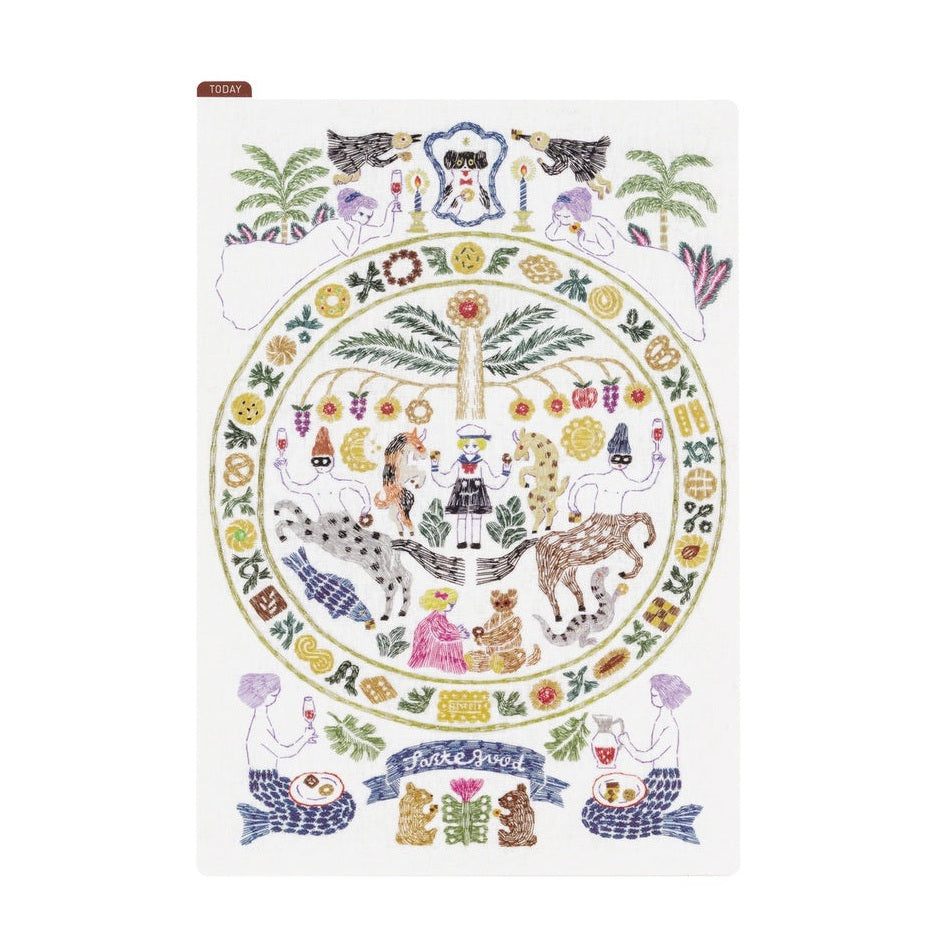 Hobonichi Techo iyo okumi: Hobonichi Pencil Board for A5 Size Happy Tea Time - Taste Good