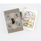 Hobonichi Techo iyo okumi: Hobonichi Pencil Board for A6 Size Happy Tea Time - Teapot Shelf