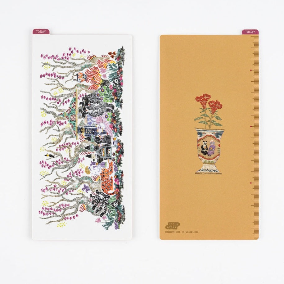 Hobonichi Techo iyo okumi: Hobonichi Pencil Board for Weeks Happy Tea Time - Group Party