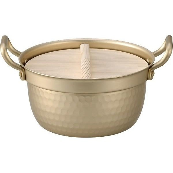 Hokuriku Aluminium Pot with Wooden Lid 1.3L