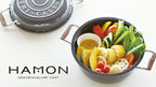 Hokuriku HAMON Enamel Pot 21cm - Indigo