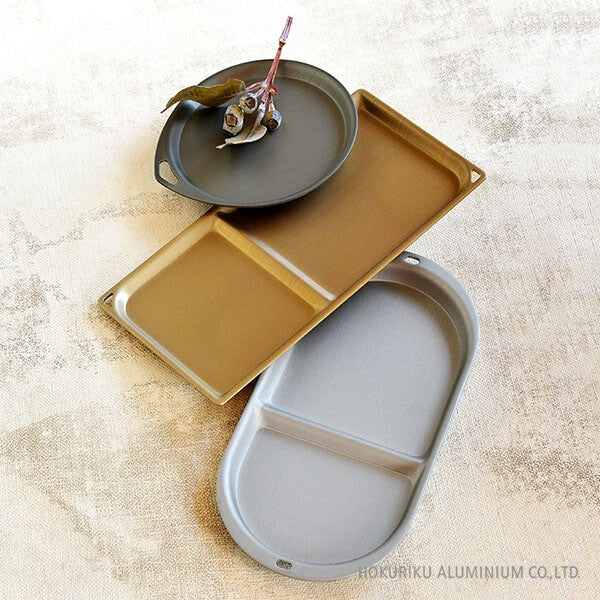 Hokuriku TreaTray Oval Tray 22cm - Dark Grey