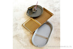 Hokuriku TreaTray Oval Tray 22cm - Dark Grey