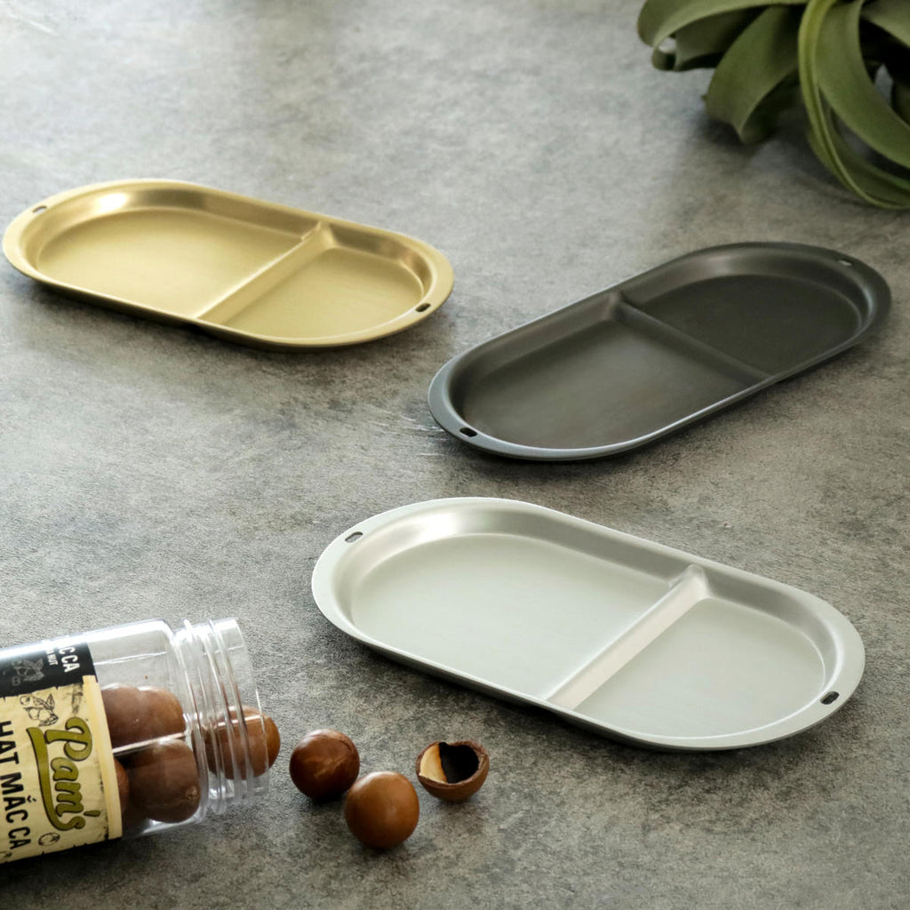 Hokuriku TreaTray Oval Tray 22cm - Gold