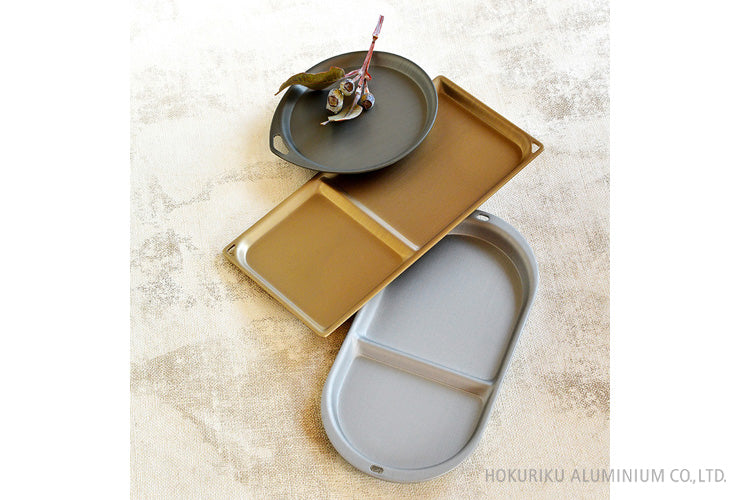 Hokuriku TreaTray Oval Tray 22cm - Gold