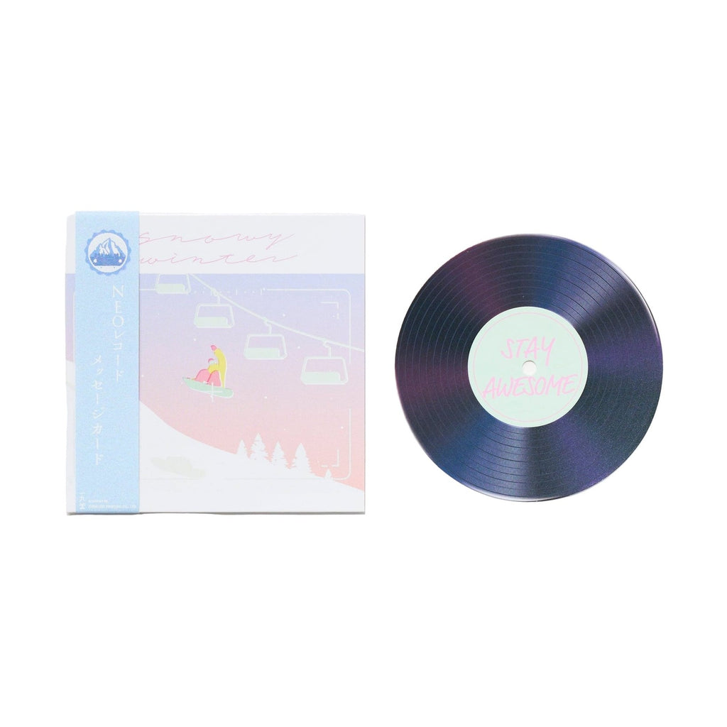 Ichikudo Neo Record Postcard - Stay Awesome