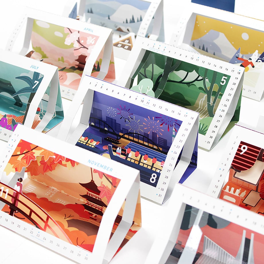 Ichikudo The Next Journey Calendar "Japan" 2026