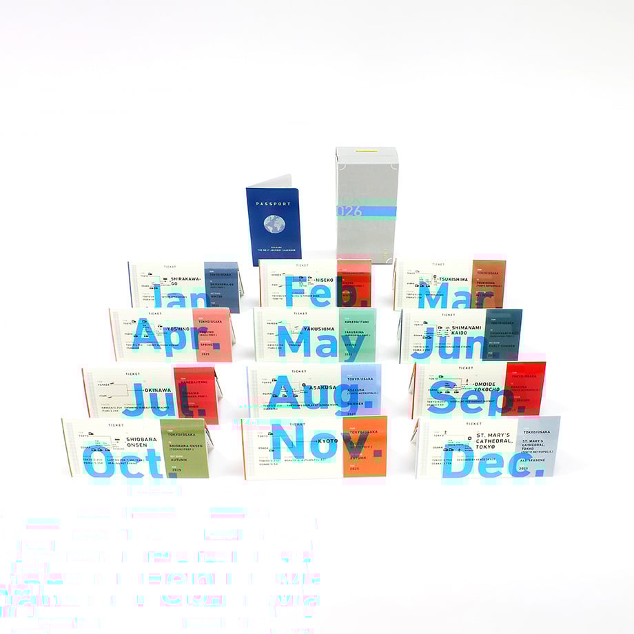 Ichikudo The Next Journey Calendar "Japan" 2026
