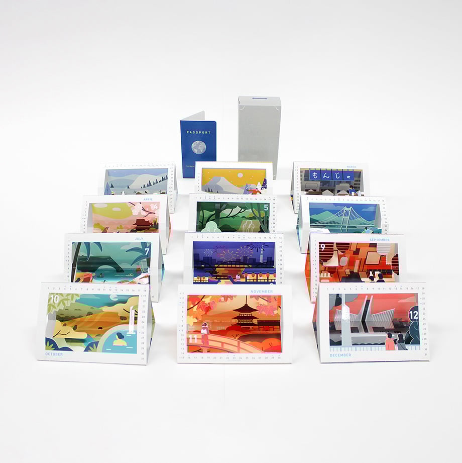 Ichikudo The Next Journey Calendar "Japan" 2026