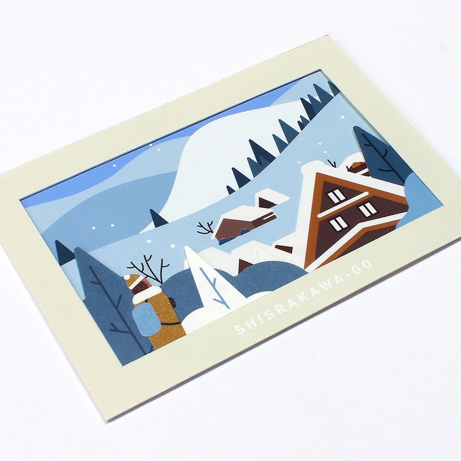 Ichikudo The Next Journey Frame Card - Shirakawa-Go