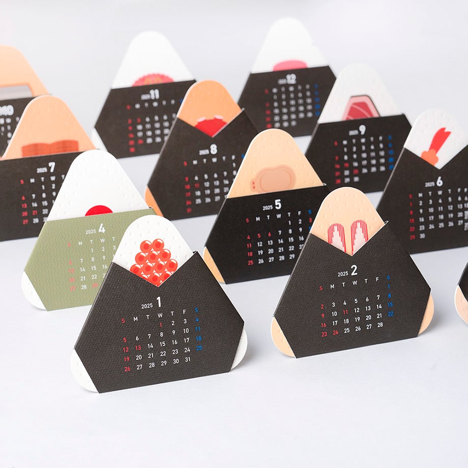 Ichikudo Tokyo Tsukiji Onigiri Calendar 2026