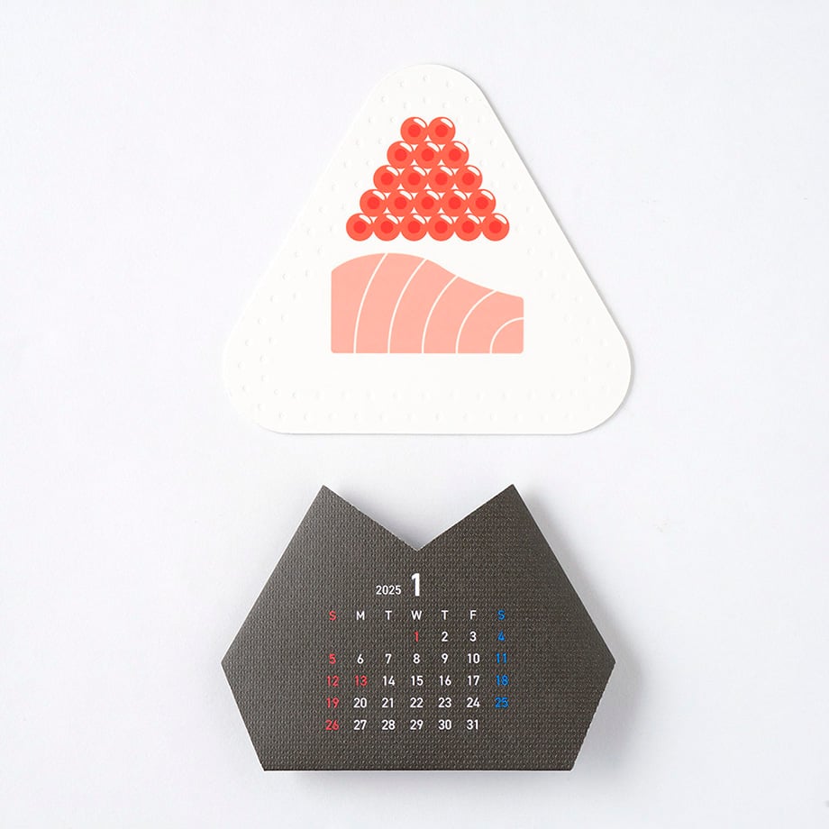 Ichikudo Tokyo Tsukiji Onigiri Calendar 2026