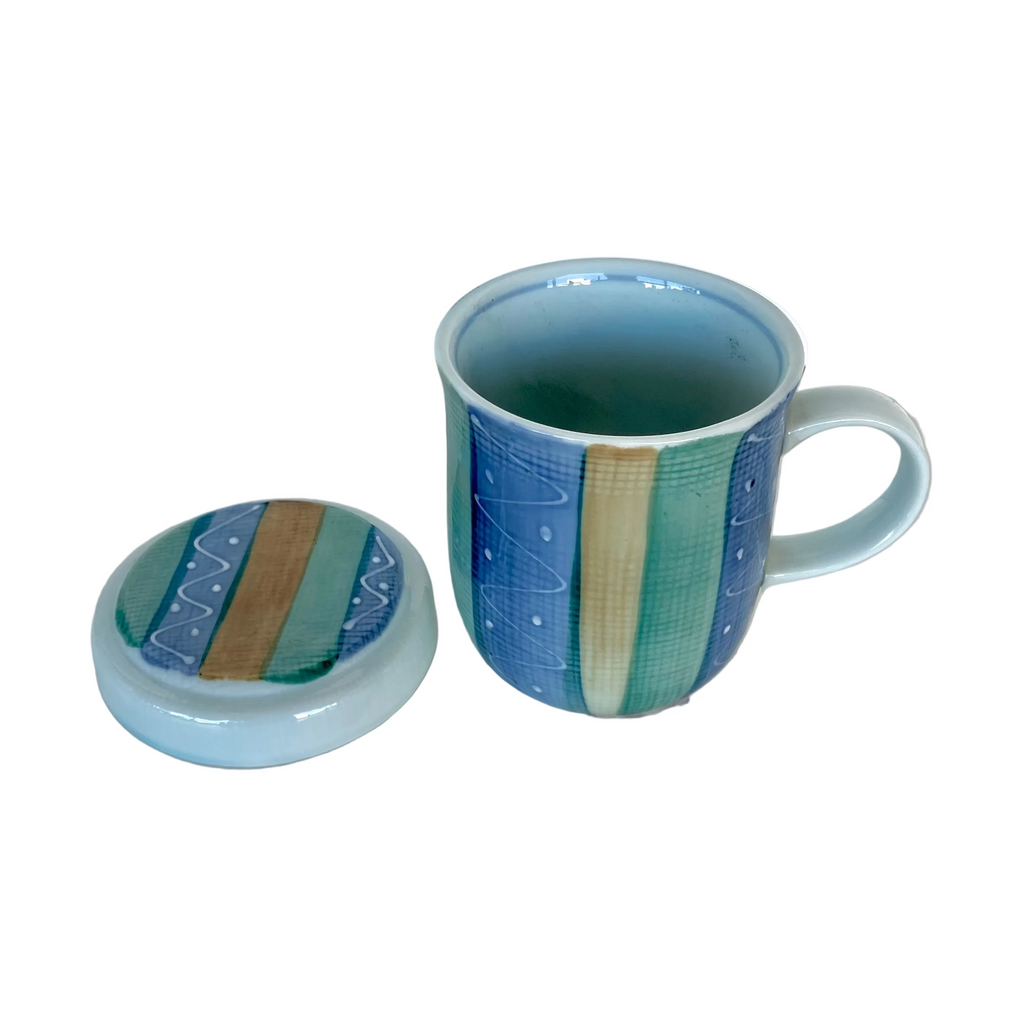 Ichiyama Ethnic Mug with Lid