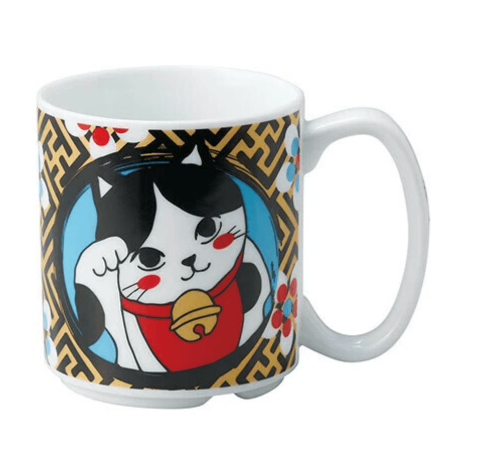 Ichiyama Fuku-neko Hachiware Cat Mug 240ml Black