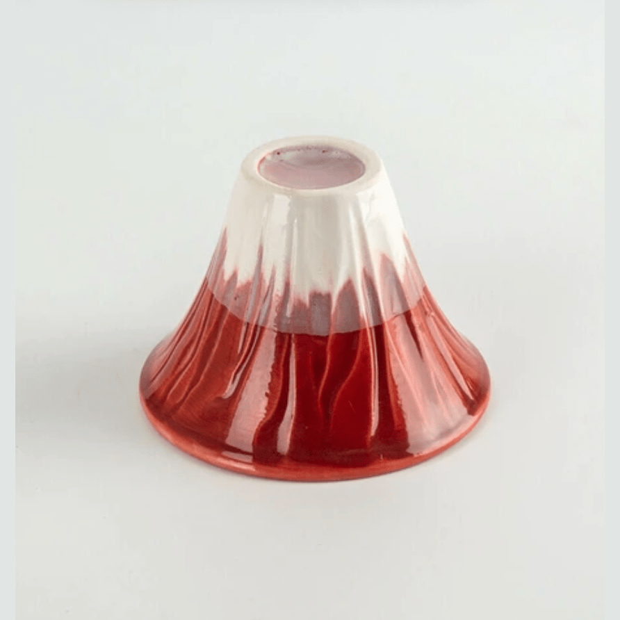 Ichiyama Mt Fuji Guinomi Red & Blue Sake Cup 2P Set