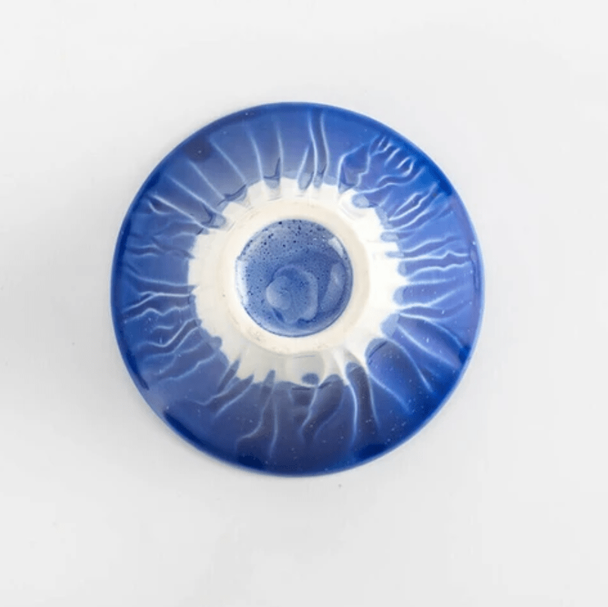 Ichiyama Mt Fuji Guinomi Red & Blue Sake Cup 2P Set