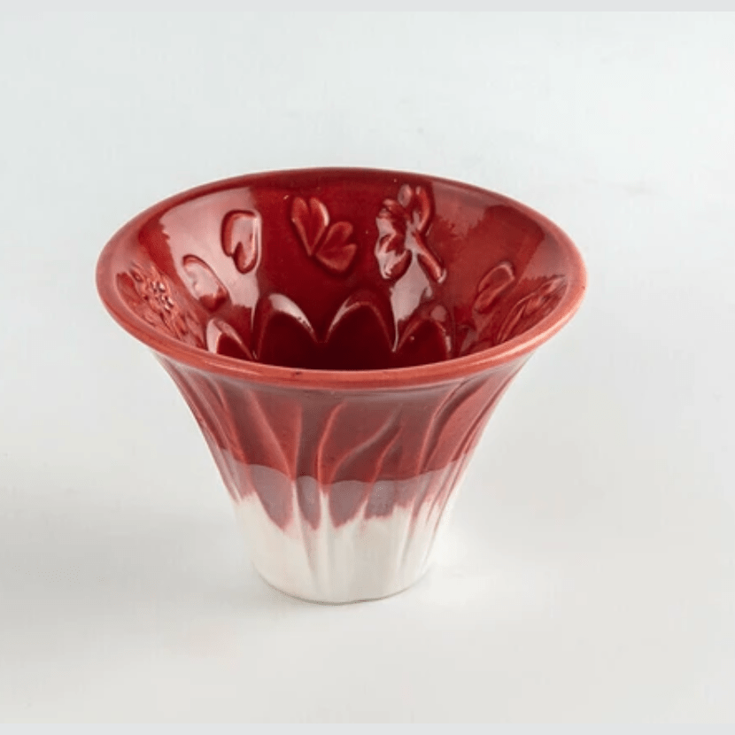 Ichiyama Mt Fuji Guinomi Red & Blue Sake Cup 2P Set