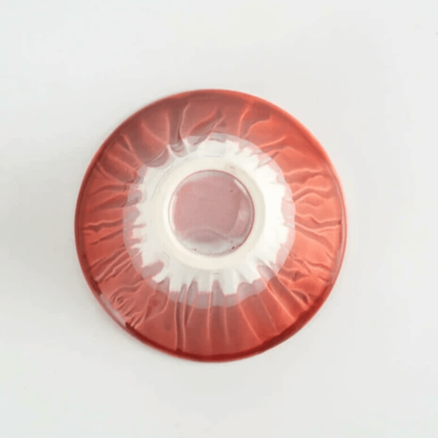 Ichiyama Mt Fuji Guinomi Red & Blue Sake Cup 2P Set