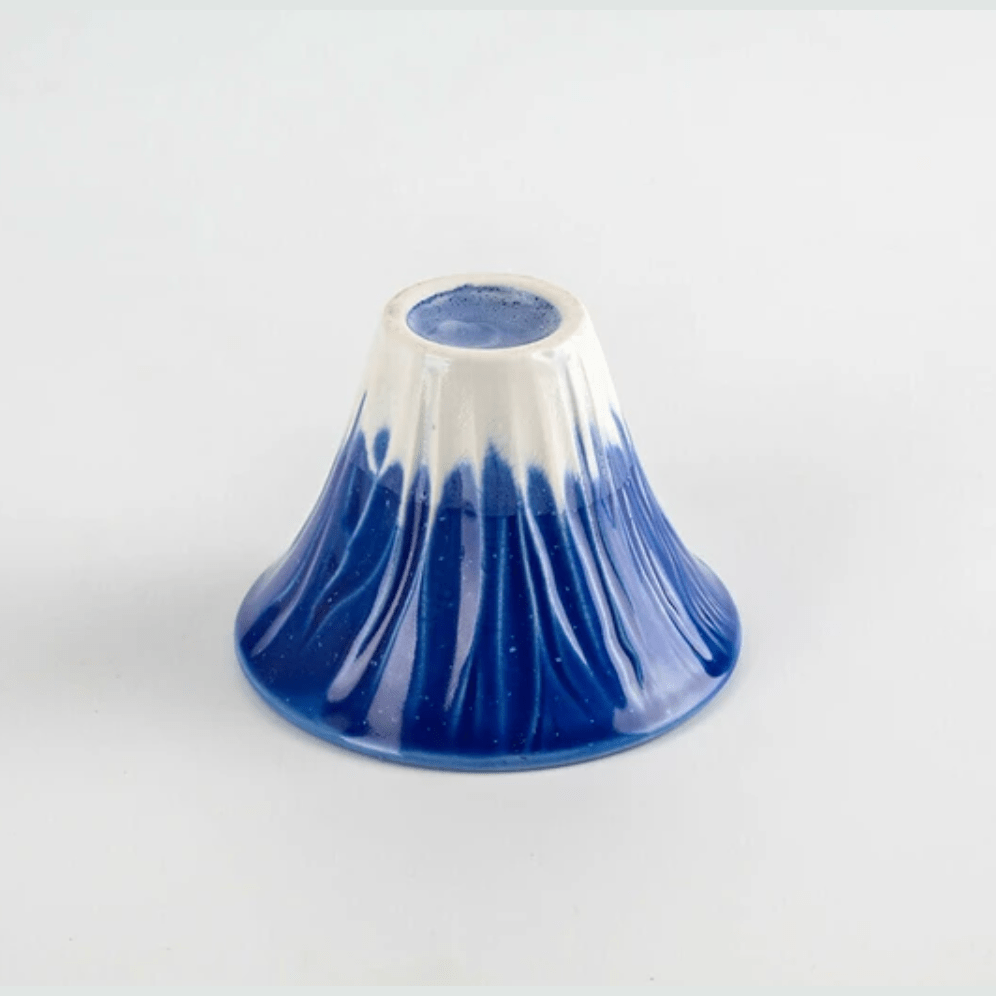 Ichiyama Mt Fuji Guinomi Red & Blue Sake Cup 2P Set