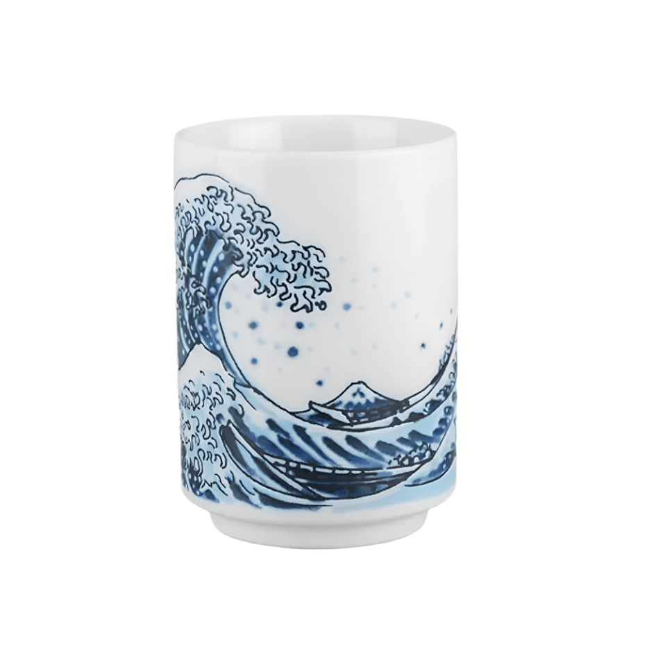 Ichiyama Soho Hokusai Wave Yunomi Tea Cup 270ml