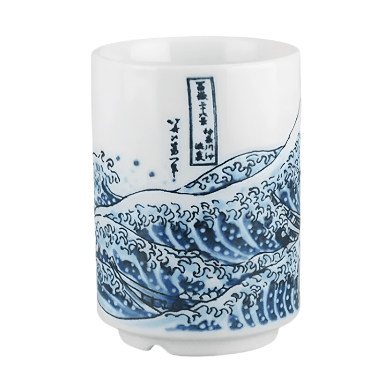 Ichiyama Soho Hokusai Wave Yunomi Tea Cup 270ml