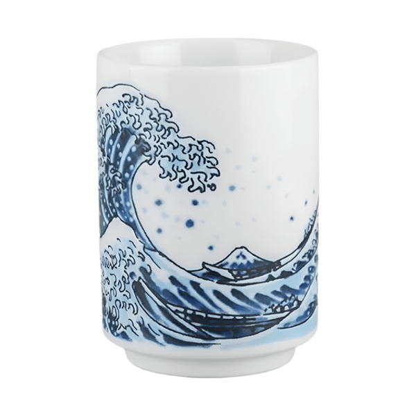 Ichiyama Soho Hokusai Wave Yunomi Tea Cup 270ml – MINIMARU