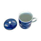 Ichiyama Wave & Chidori Mug with Lid