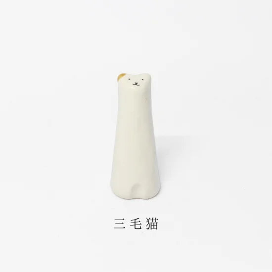 Ihoshiro Calico Cat Ring Holder