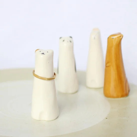 Ihoshiro Calico Cat Ring Holder