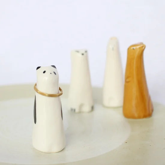 Ihoshiro Panda Ring Holder