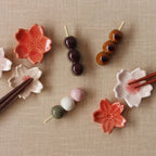 Ihoshiro Tri colour Dango Chopstick Rest