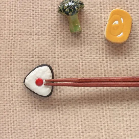 Ihoshiro Umeboshi Onigiri Chopstick Rest
