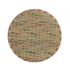 Ikehiko Igusa Beige Seat Cushion 35cm