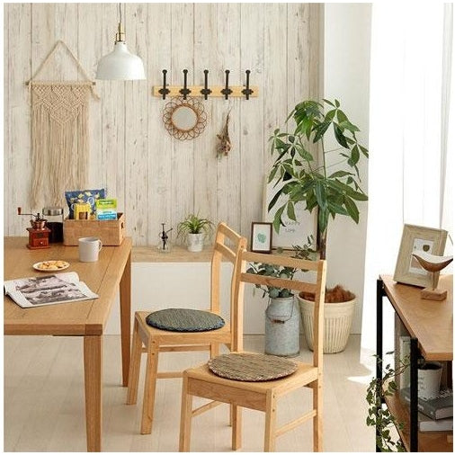 Ikehiko Igusa Blue Checkered Seat Cushion 38cm