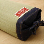 Ikehiko Igusa x Denim Block Pillow 30x15cm