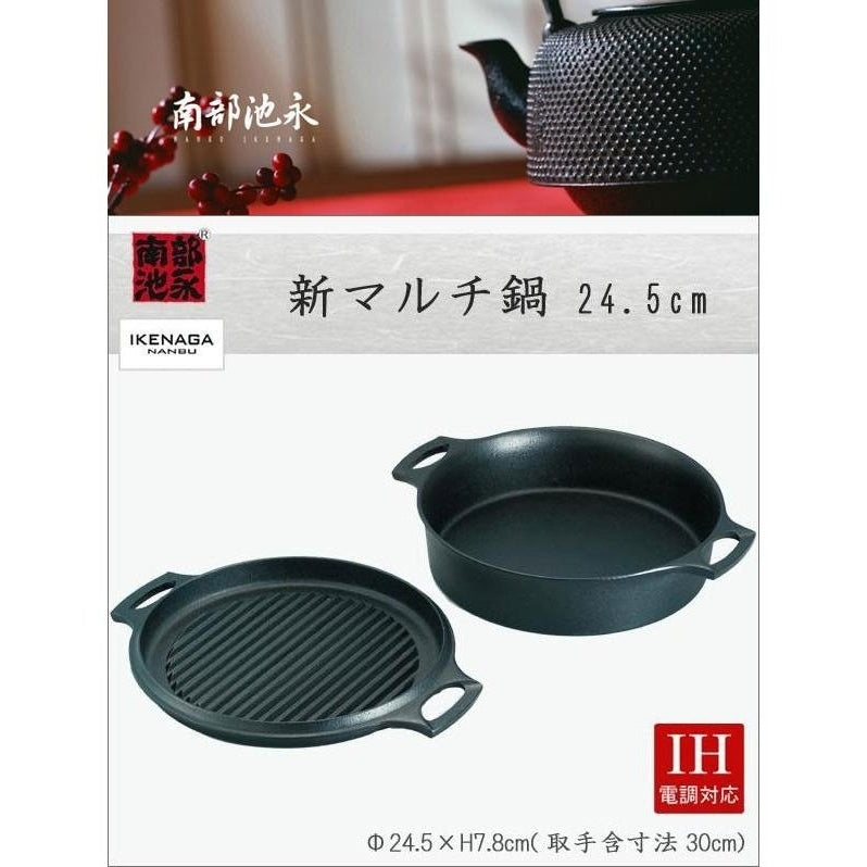Ikenaga Nambu Cast Iron Multi Pot 2.25L