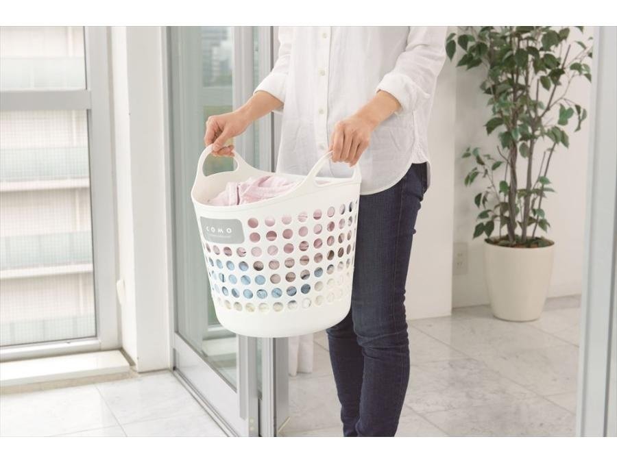 Inomata Como Laundry Basket