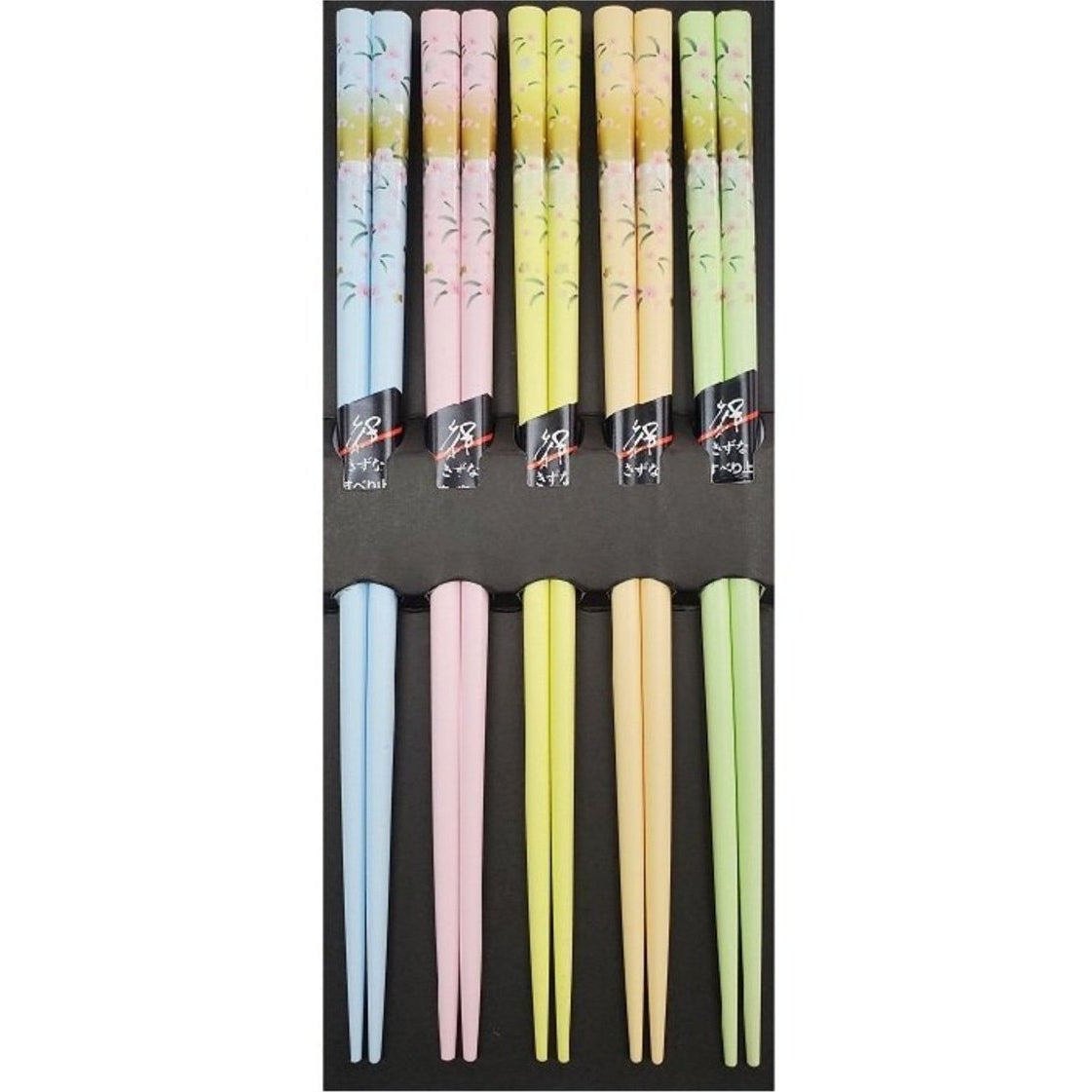 Irodori Cherry Blossom Wooden Chopsticks 5P - MINIMARU