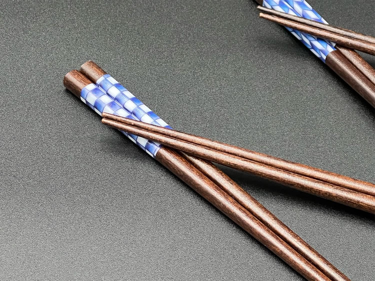 Ishida Blue Wakasa-nuri Chopsticks 5P Set