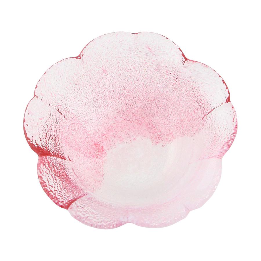 Iwasa Glass Cherry Blossom Small Bowl - White Sakura