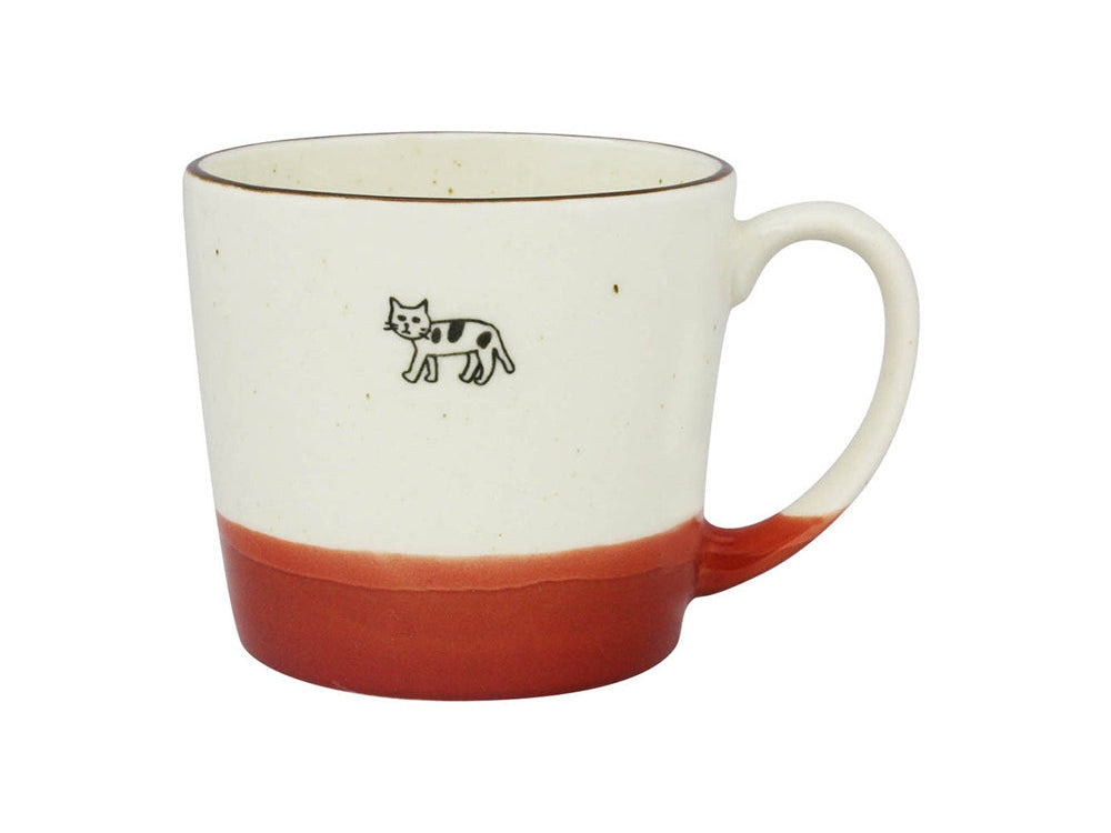 Izawa Devided Glaze Mug - Cat