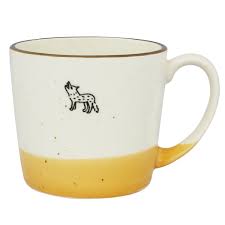 Izawa Devided Glaze Mug - Wolf